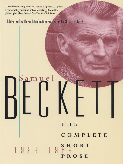 Cover image for The Complete Short Prose of Samuel Beckett, 1929-1989